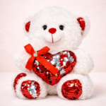 Λούτρινο Αρκουδάκι – Red Love Bear